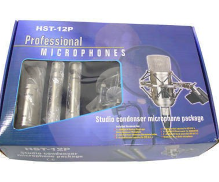 Alctron HST-12P B-Stock studio condenser recording studio Microphone Set HSMC001 - Image 4