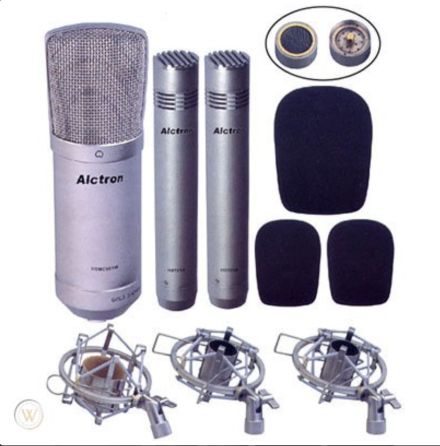 Alctron HST-12P B-Stock studio condenser recording studio Microphone Set HSMC001