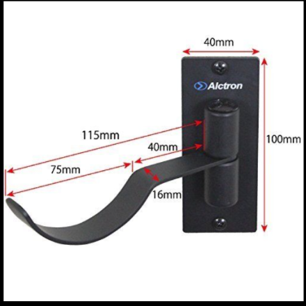 Alctron MAS002 Studio mount Headphone Headset Holder Wall Mount Hanger - Image 5
