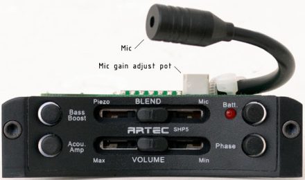 Artec easy fit Soundhole Preamp kit - SHP Series SHP5 SHP3 SHP variations SHP-5 - Image 12