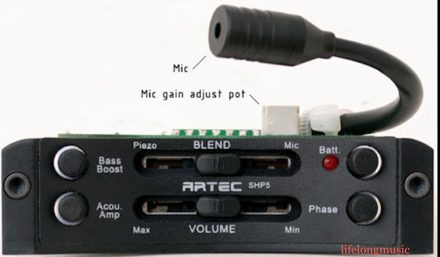 Artec easy fit Soundhole Preamp kit - SHP Series SHP5 SHP3 SHP variations SHP-5 - Image 5