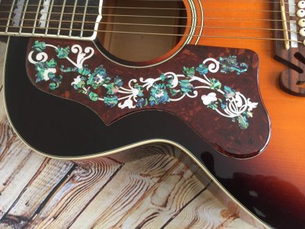 Left handed Acoustic guitar pickguard j200 sj200 ej200 Suzuki Alverez Columbus - Image 3