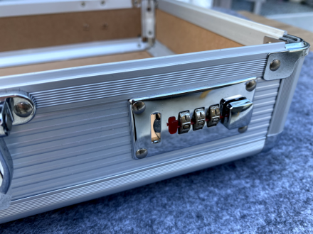 Premium Microphone pedal flight case alloy combination Box new old stock - Image 4