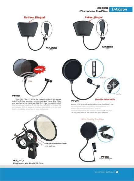ALCTRON UM900 USB PRO RECORDING STUDIO CONDENSER MICROPHONE KIT - - Image 32