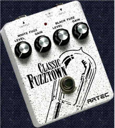 Artec FZT1 Fuzztown classic twin fuzz pedal.