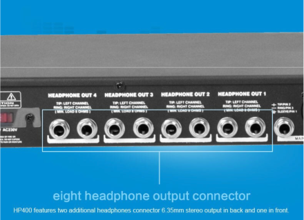 ALCTRON HP400 HEADPHONE SPLITTER AMP 4 WAY - Image 5