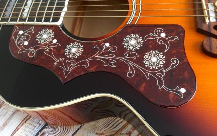 LEFT HANDED Acoustic guitar pickguard j200 ej200 KAY Suzuki Alverez Columbus