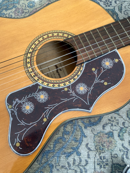 1 X  Acoustic guitar deluxe 2mm scratchplate pickguard epiphone j200 sj200 - Image 3