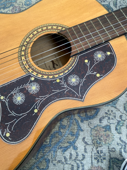1 X  Acoustic guitar deluxe 2mm scratchplate pickguard epiphone j200 sj200 - Image 5