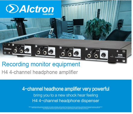 ALCTRON H4 HEADPHONE SPLITTER AMP 4 WAY