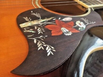Acoustic guitar Wooden pickguard pearl Hummingbird KAY Suzuki Alverez Columbus - Image 3