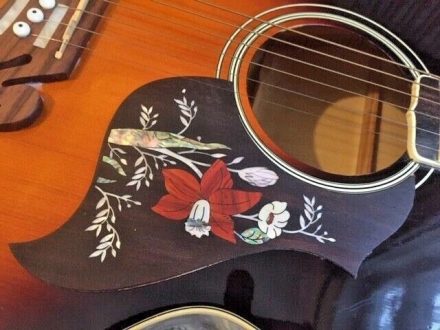 Acoustic guitar Wooden pickguard pearl Hummingbird KAY Suzuki Alverez Columbus - Image 4