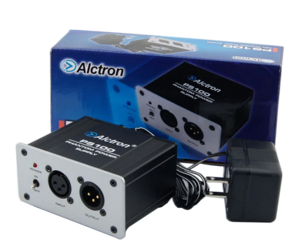 Alctron PS100 phantom power supply with EU 2 pin plug - Image 3