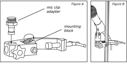 Alctron TM01 Drum Microphone camera motorbike Stand Adjustable Clip Clamps - Image 3